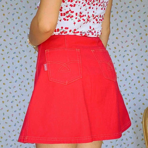 Mini wrap skirt