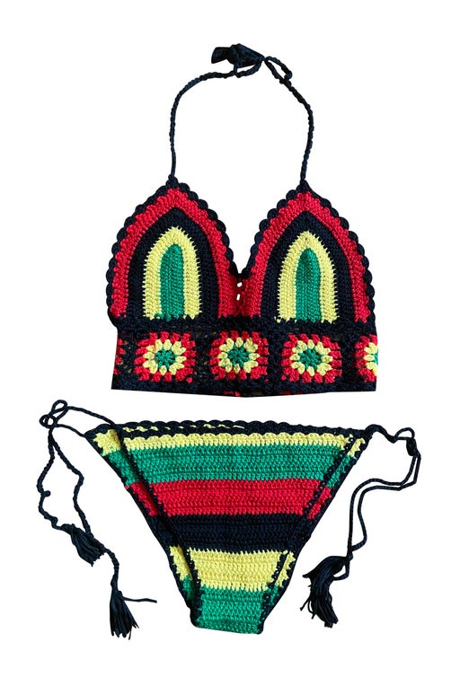 Maillot de bain en crochet