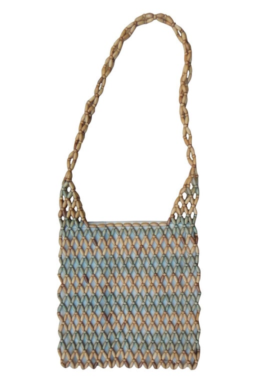 Beaded shoulder bag