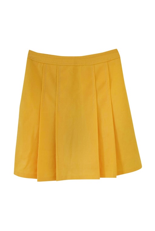 70's yellow skirt