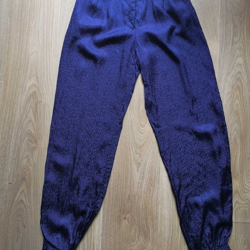 Silk pants set