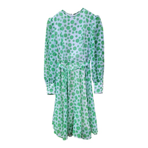 70's polka dot dress