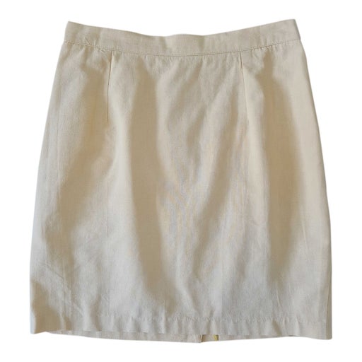 80's yellow skirt