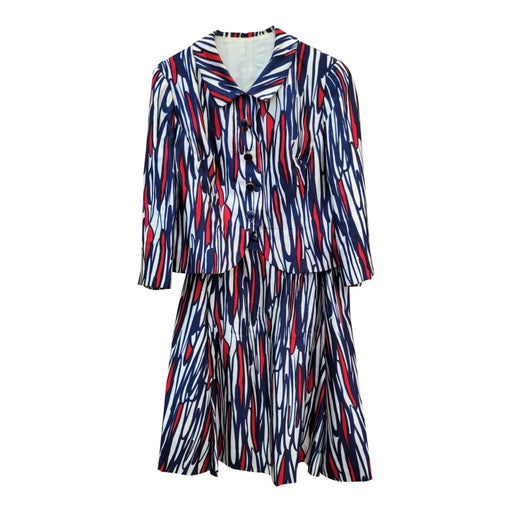 60's skirt set