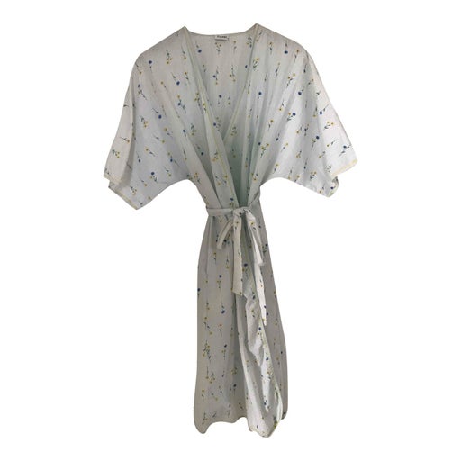 Robe portefeuille en coton