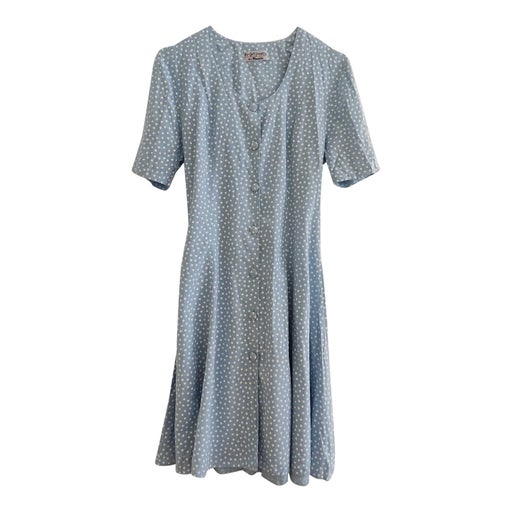 Robe boutonnée à pois