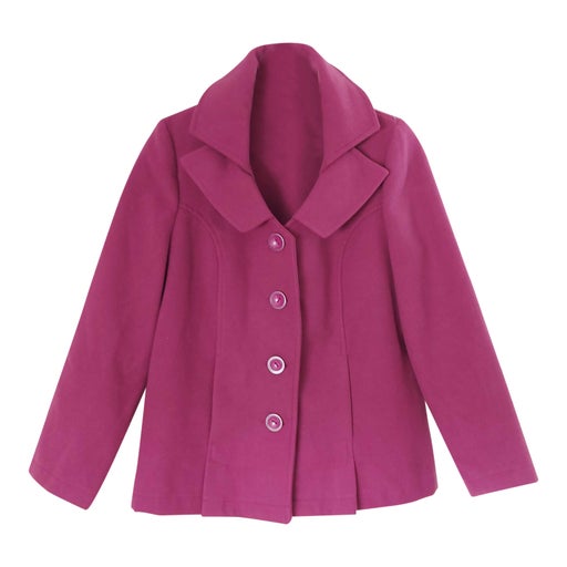 Mauve peacoat hotsell