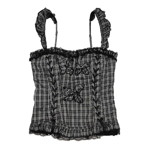 Plaid corset