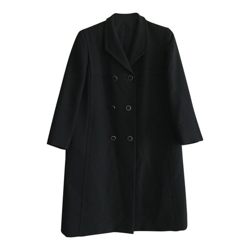 Manteau noir 60's