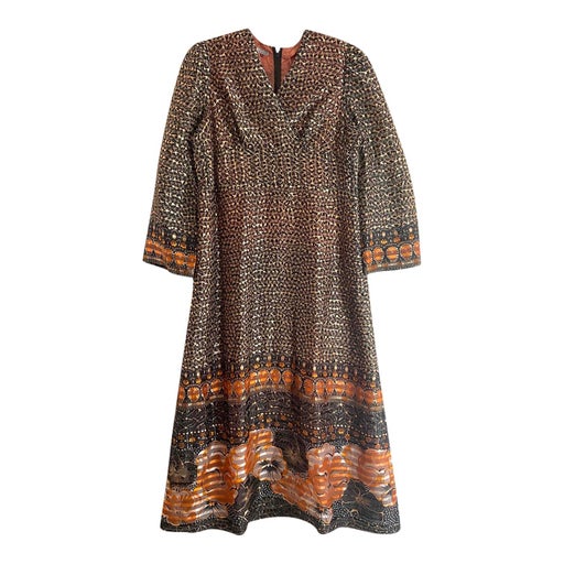 70&#39;s patterned dress