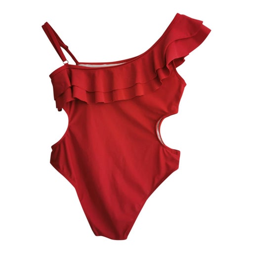 Red swimsuit