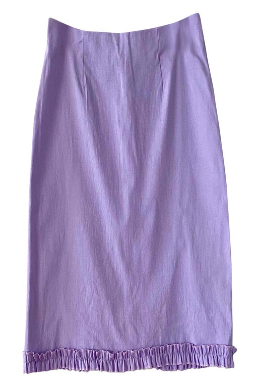 Lilac mini skirt