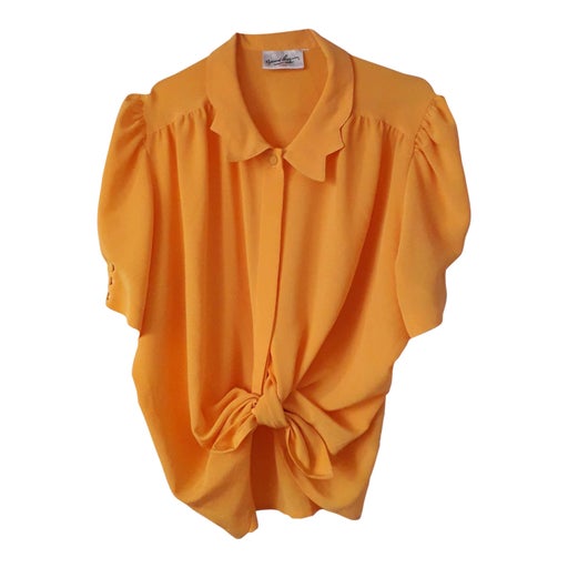70's orange shirt