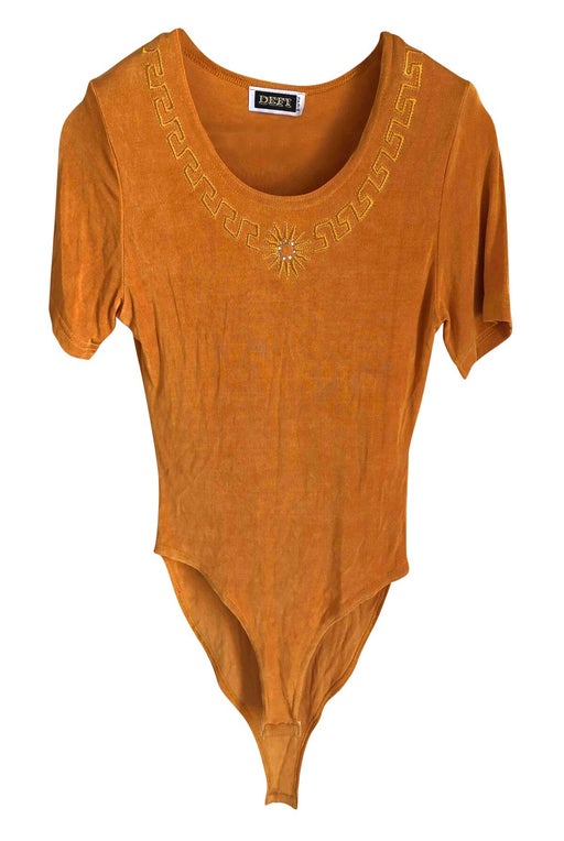 Embroidered bodysuit