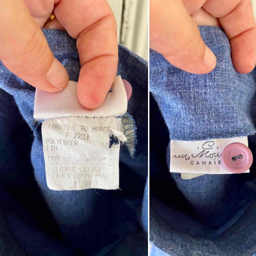 Jupe portefeuille en lin