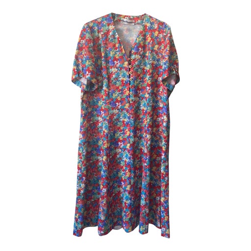 70's floral dress