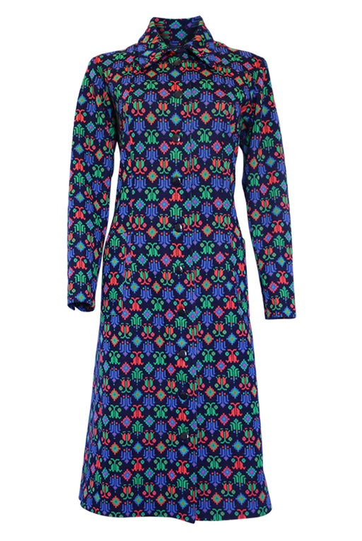 Robe géométrique 60's