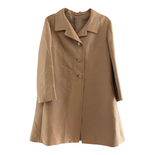 60's beige trench coat
