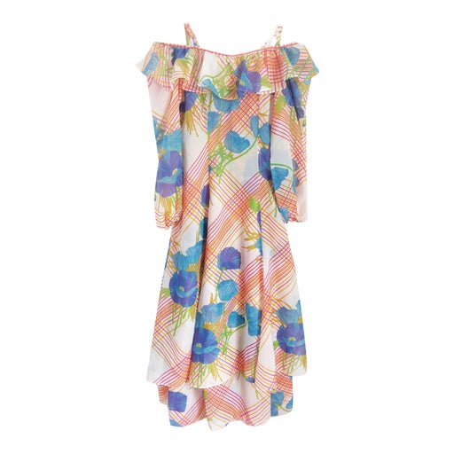 70's floral dress