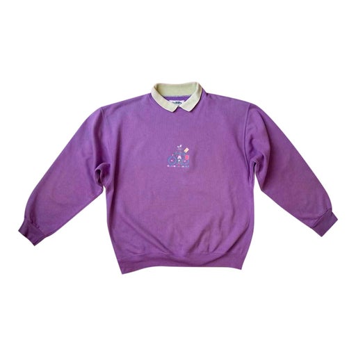 Purple sweatshirt