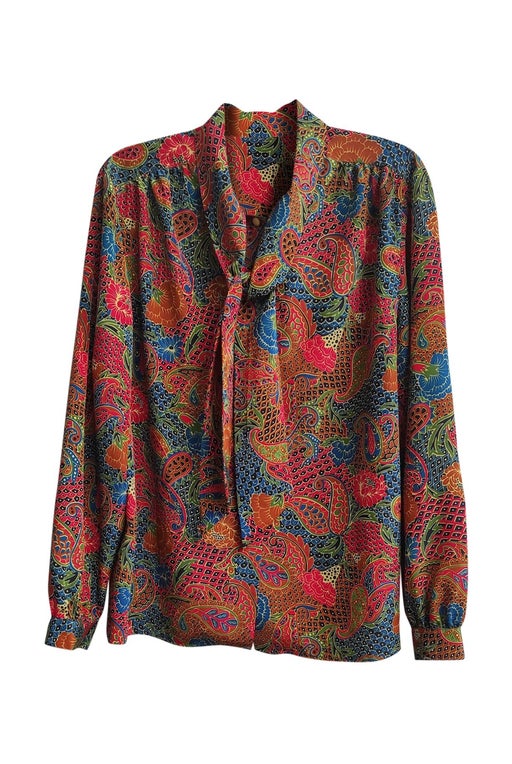 paisley blouse