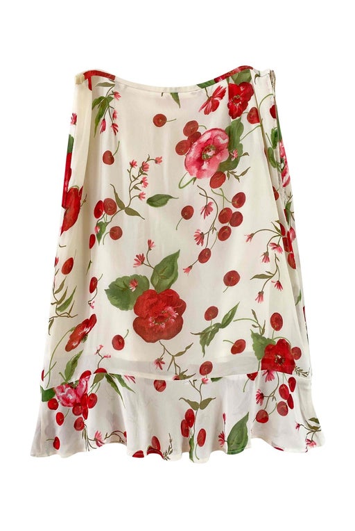 Cherries and flowers skirt
