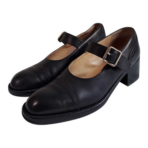 Leather Mary Janes