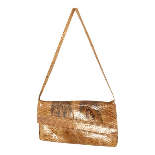 Pochette en cuir exotique