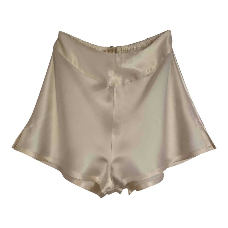 Short en soie femme clearance