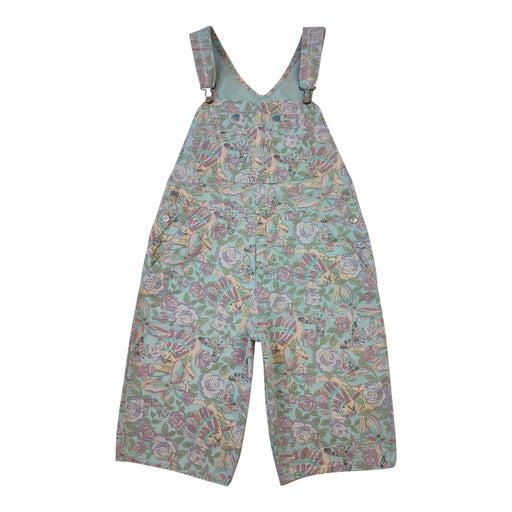 Salopette short à fleurs