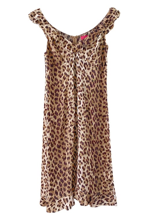 Leopard midi dress