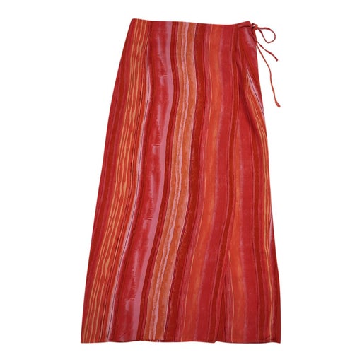 Long wrap skirt