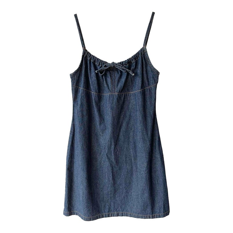 Robe mini en jean 
