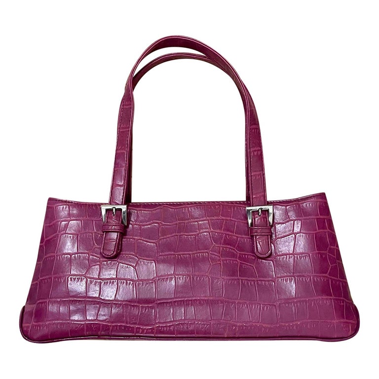 Sac baguette en simili cuir
