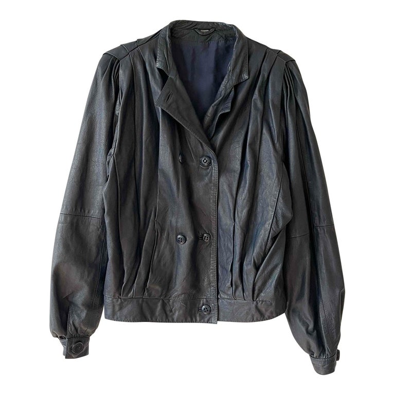 Veste en cuir 80's