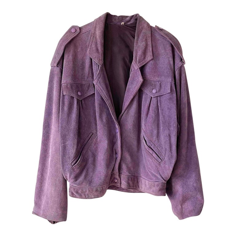 Veste en daim 80's