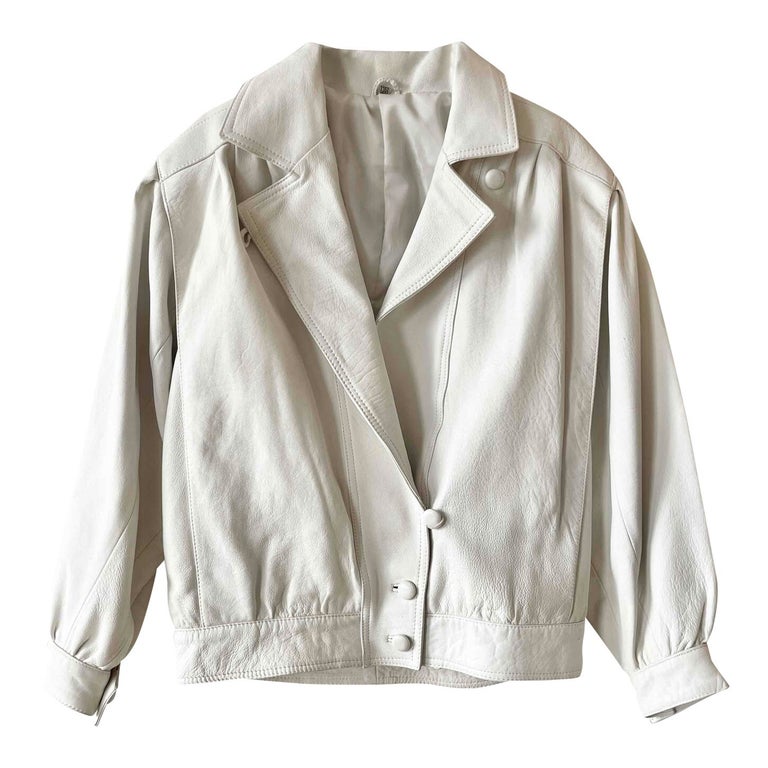 Veste courte en cuir