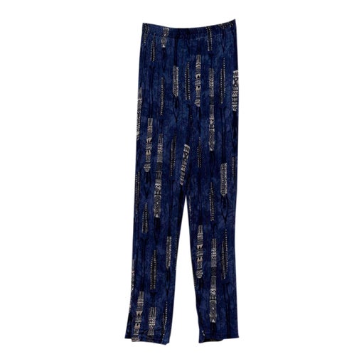 Fluid patterned trousers