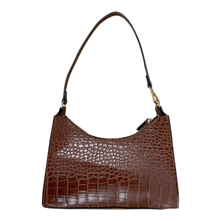 Sac baguette en cuir