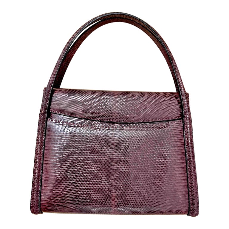 Sac à main en cuir exotique