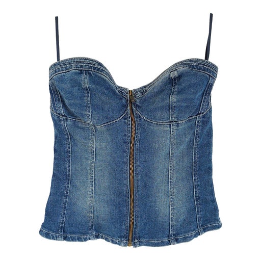 Denim bustier
