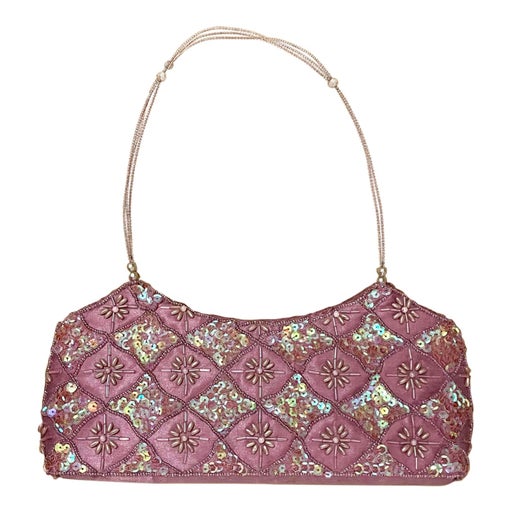 Sac baguette en perles 