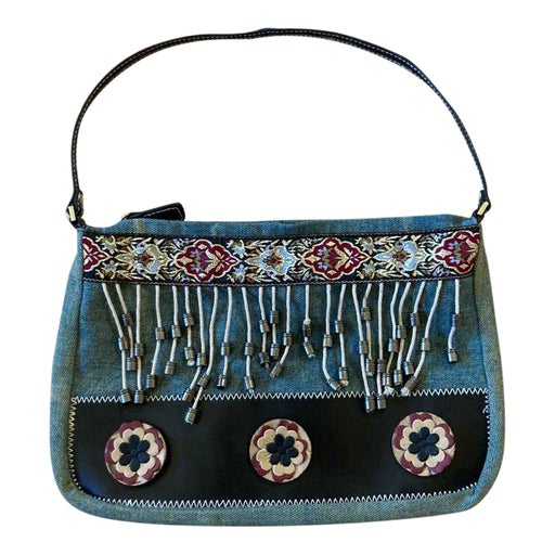 Sac baguette en jean