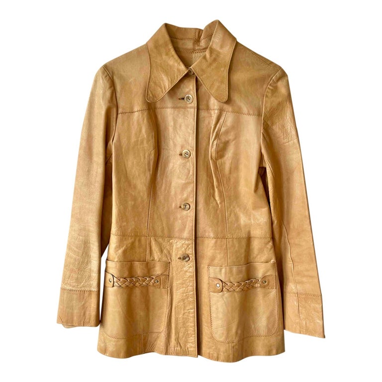 Veste en cuir 70's