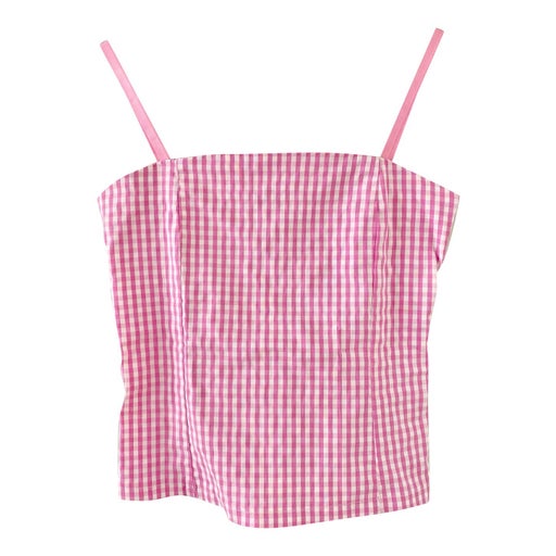 Gingham crop top