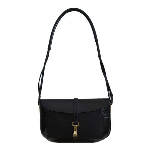 Leather shoulder bag