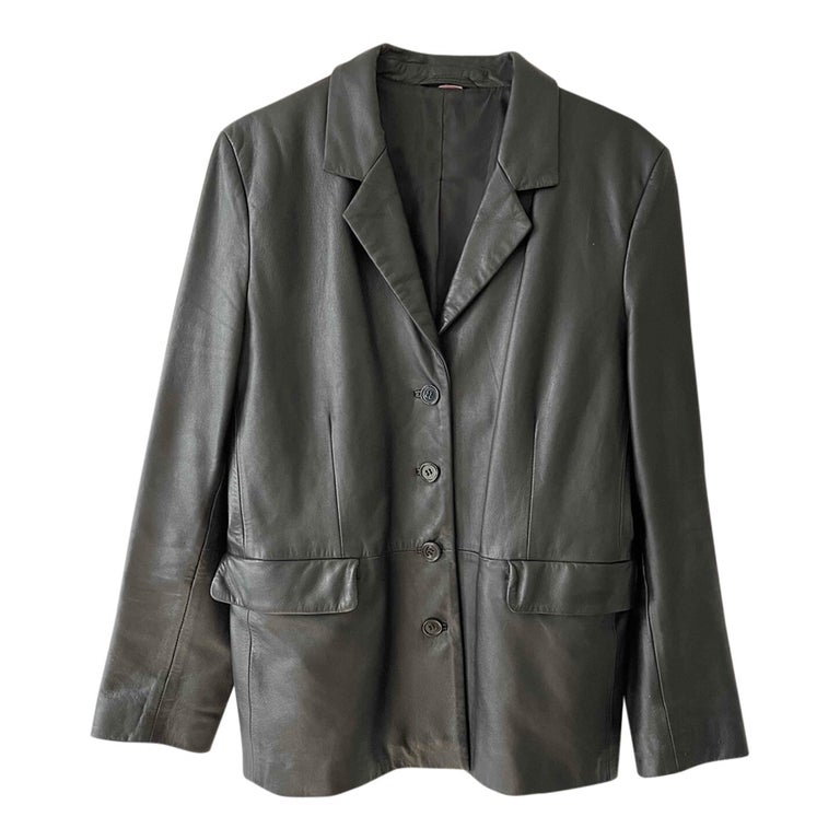 Blazer en cuir