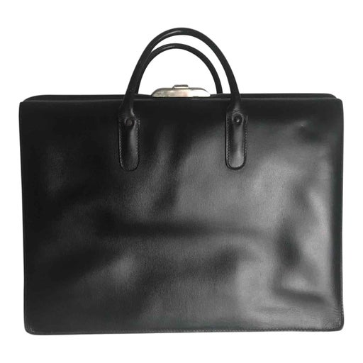 Sac cartable en cuir