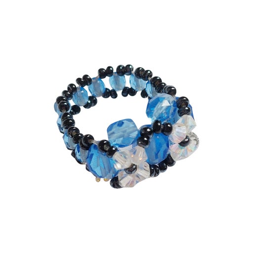 Bague en perles 00's