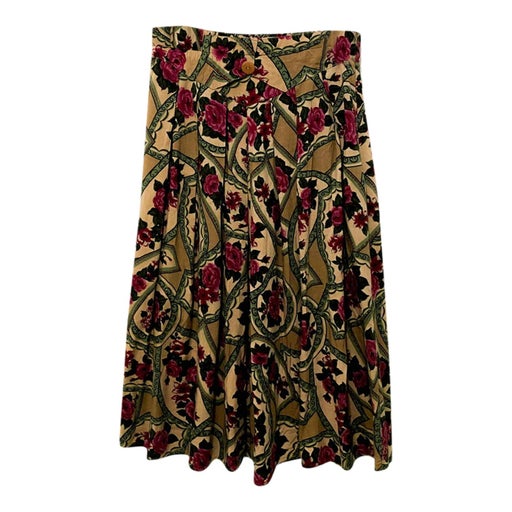 80&#39;s floral skirt
